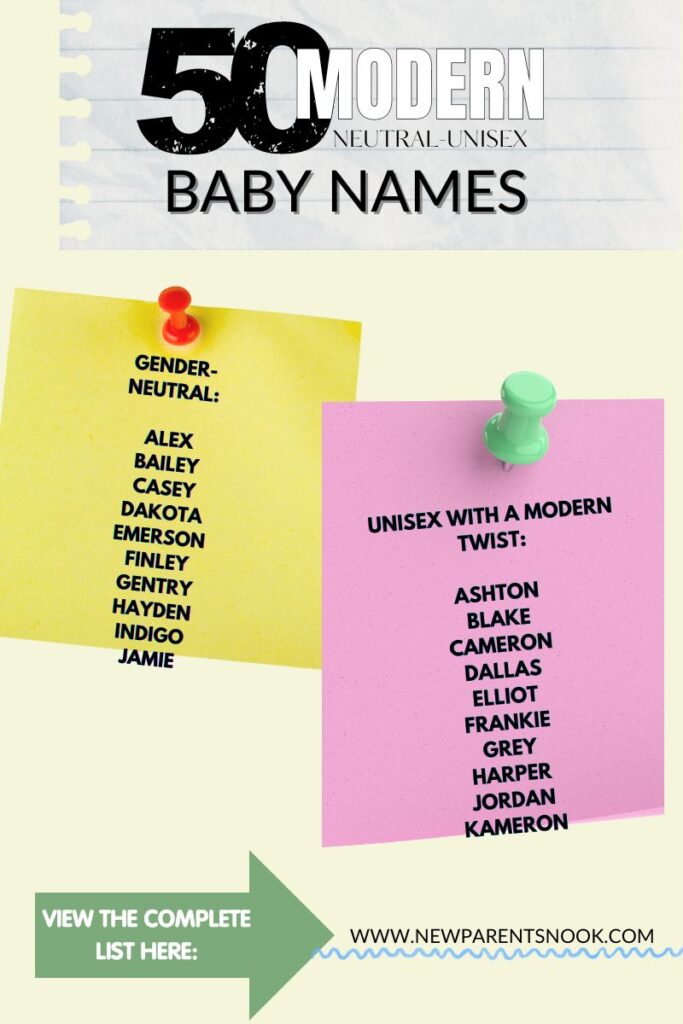 post it notes with modern names