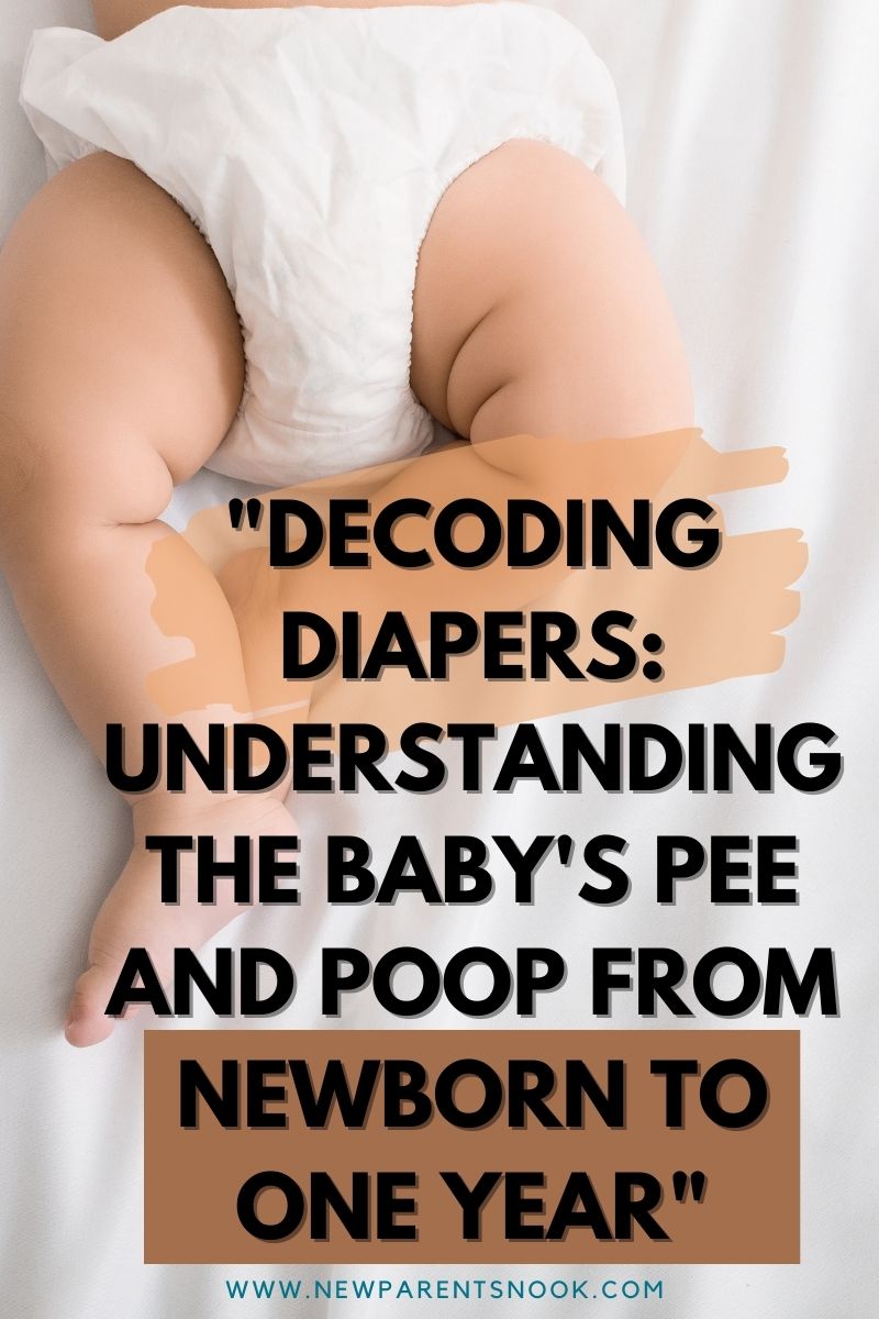 You are currently viewing “Decoding Diapers: Understanding the Baby’s Pee and Poop from Newborn to One Year”