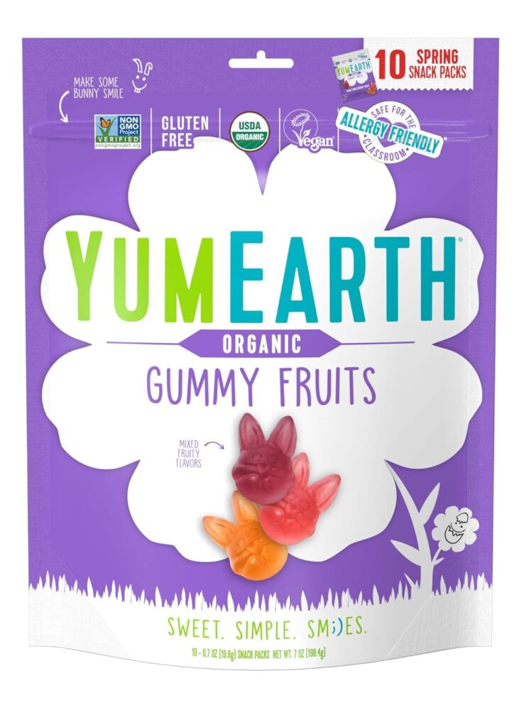 organic treats for kids bunny shape