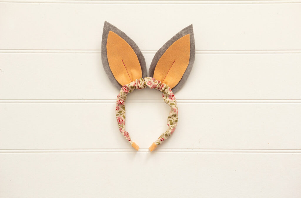 bunny ears headband DIY