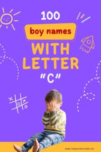 Read more about the article 100 Unique Boy Names Starting with “C”